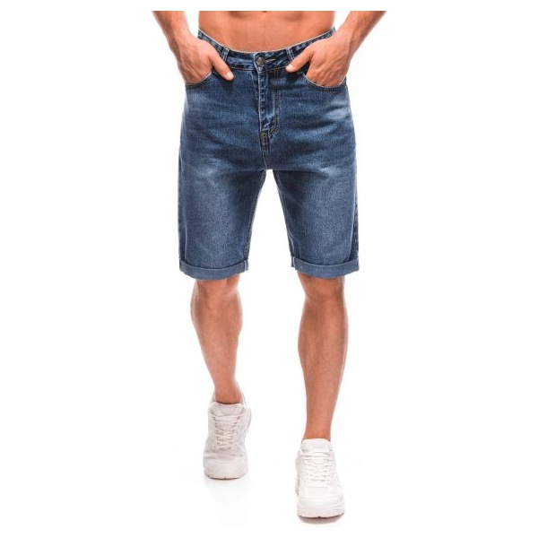 Trendy rifľové kraťasy v modrej farbe W480 - 29