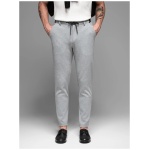 Trendy šedé nohavice s pružným  pásom V1 PACP-0116 - M