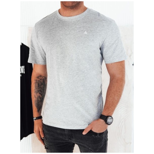 Trendy šedé pánske tričko - XL