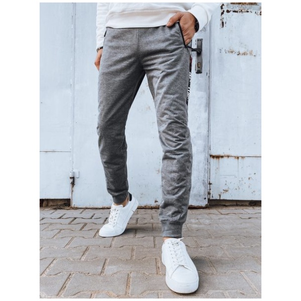 Trendy šedé pohodlné tepláky - 2XL/3XL