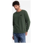 Trendy zelená mikina s nášivkou V4 SSNZ-0136 - M