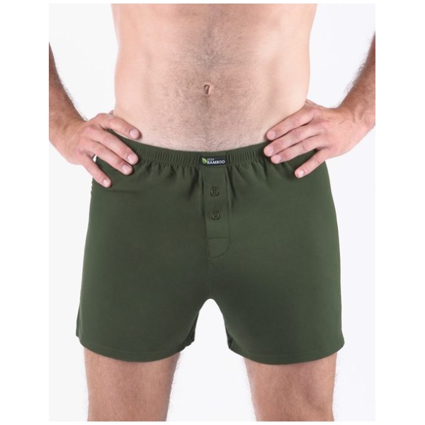 Voľné trenky v zelenej farbe ECO Bamboo - XL/XXL