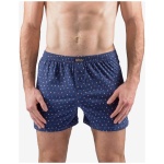 Vzorované modré pánske trenky - L/XL