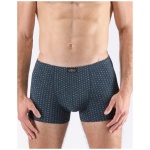 Vzorované tmavomodré pánske boxerky - S/M