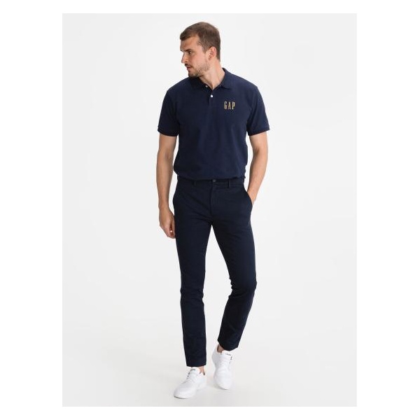 Základné khaki nohavice skinny fit GapFlex