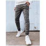 Zaujímavé šedé pánske tepláky - 2XL/3XL