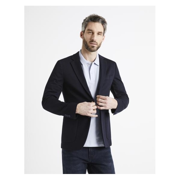 Celio Pletené sako Dujess1 Dark Blue