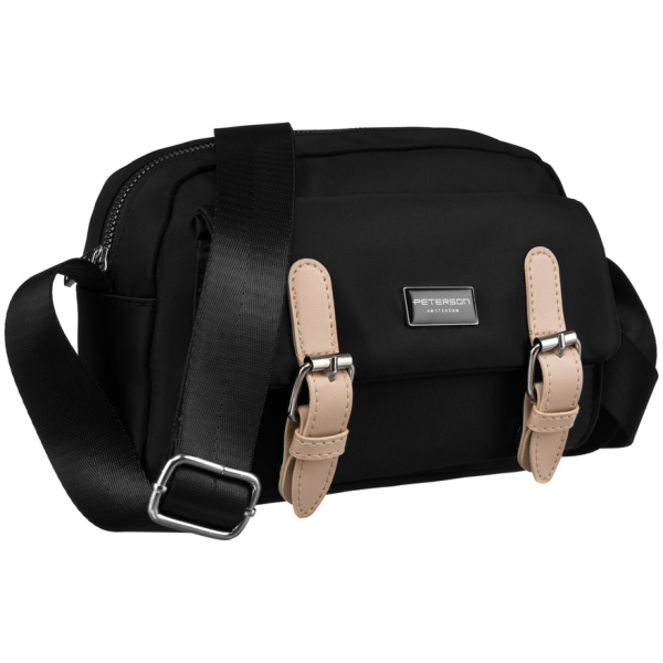 Čierna crossbody kabelka - Peterson