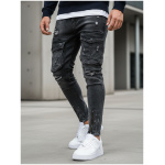 Čierne pánske džínsy.