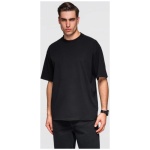 Čierne tričko voľného strihu V1 TSBC-0267 - XXL