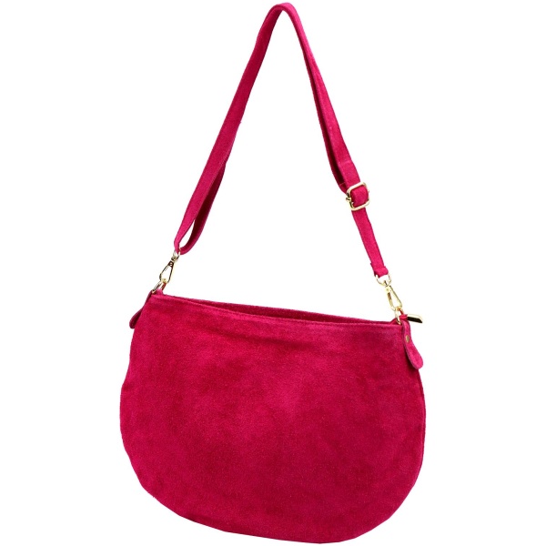 Dámska crossbody kabelka Luka 26-098 zo semišovej kože