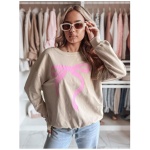 Dámska mikina one size oversize SOFTTIE cappuccion