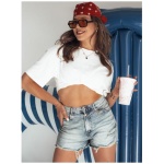 Dámske džínsové šortky COOL DENIM modré