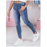 Dámske džínsy slim fit DENIMFIT navy blue