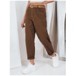 Dámske rifle mom fit hnedé