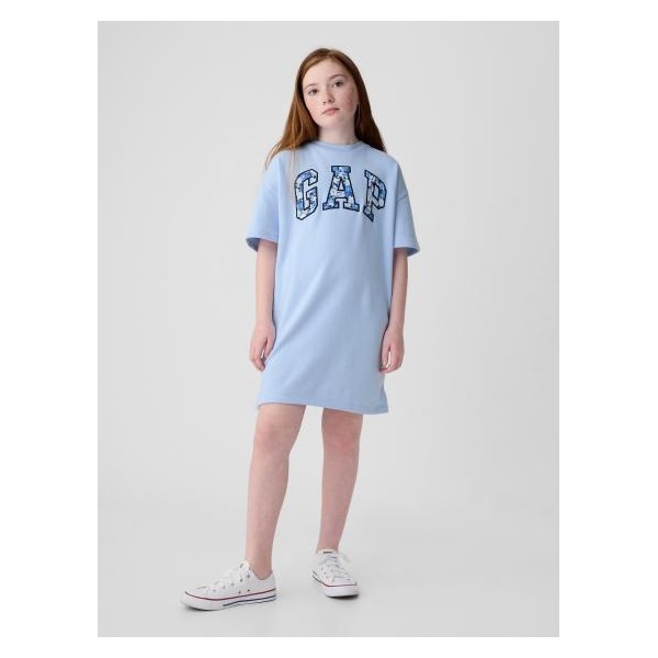 Detské šaty s logom oversize
