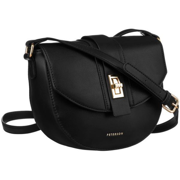 Messenger bag v tvare podkovy z ekologickej kože - Peterson