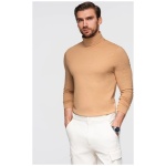 Moderný svetlohnedý pánsky rolák V5 LSCL-0130 - XL