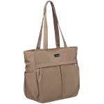 Módna béžová shopper kabelka A4 – Peterson