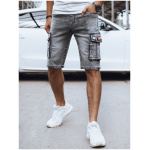 Pánske čierne rifľové cargo kraťasy Dstreet SX2415 skl.33