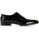 Pánske dvojfarebné lakované oxfordky 96-M-503-1N