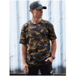 Pánske khaki maskáčové tričko Dstreet RX5594