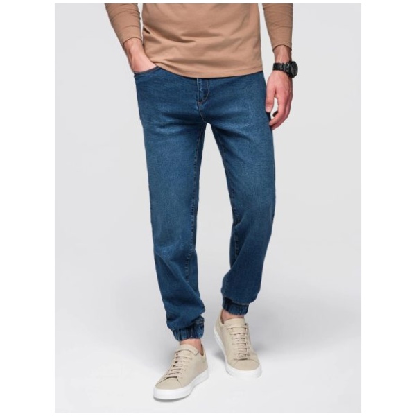 Pánske modré rifľové joggery V2 PADJ-0265 - XL