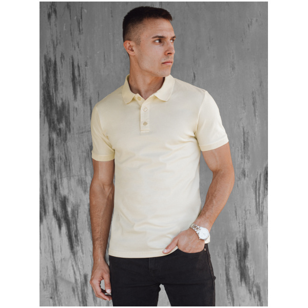 Pánske polo tričko žlté Dstreet PX0606