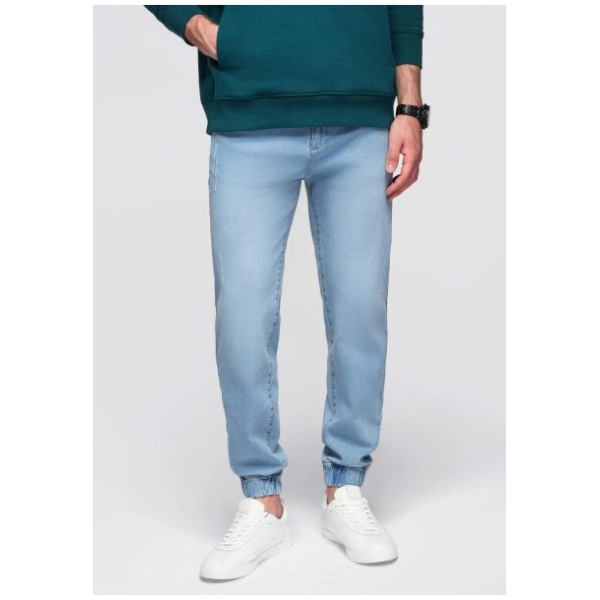 Pánske svetlomodré rifľové joggery V1 PADJ-0265 - XL
