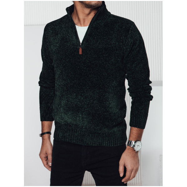 Pánsky zelený sveter Dstreet WX2239