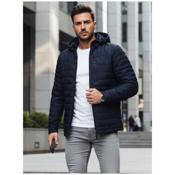 Prechodná nadčasová granátová bunda s kapucňou - 3XL/56