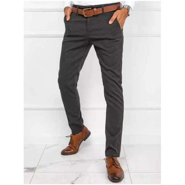 Tmavo-sivé elegantné nohavice skl.29