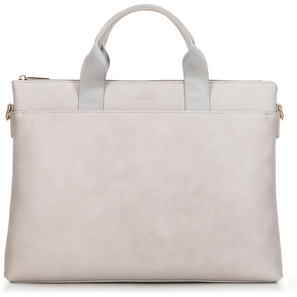 Torba na laptopa 14'' z ekoskóry beżowa 29-3-033-9