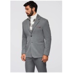 Trendy šedé sako pre pánov V2 BLZB-0100 - L