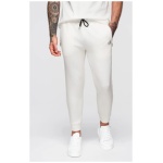 Trendy tepláky pre mužov biele V2 OM-PASK-0223 - XL