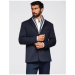 Trendy tmavomodré sako pre pánov V3 BLZB-0100 - M