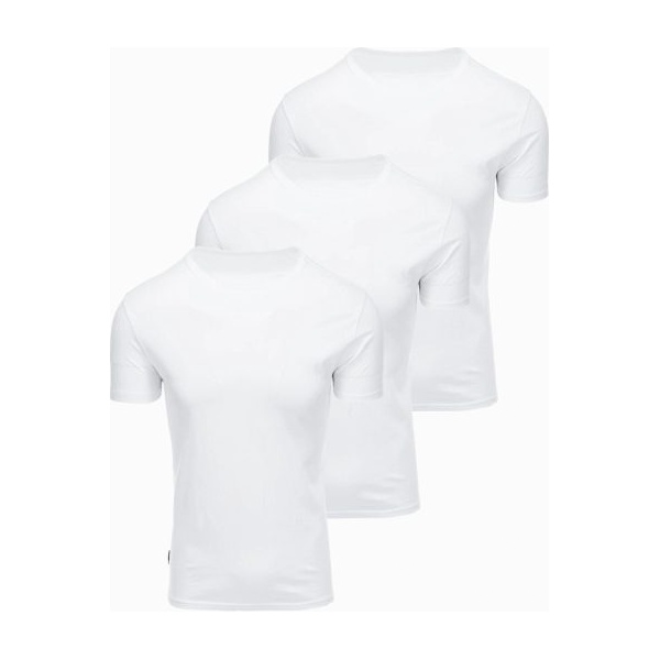 Trojbalenie bielych tričiek  V11 TSBS-0268 - XL