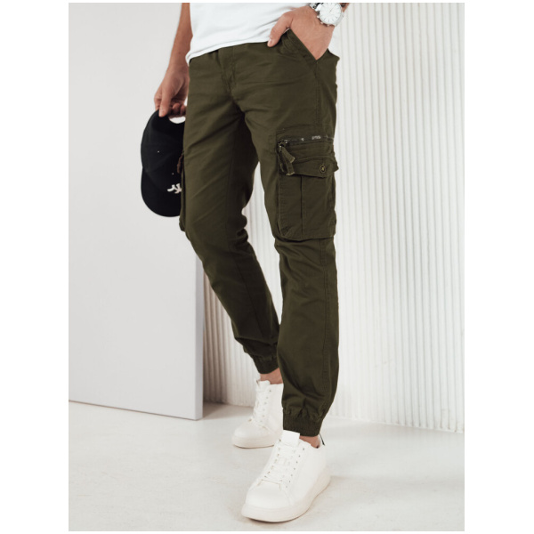 Zelené jogger nohavice Dstreet UX4178