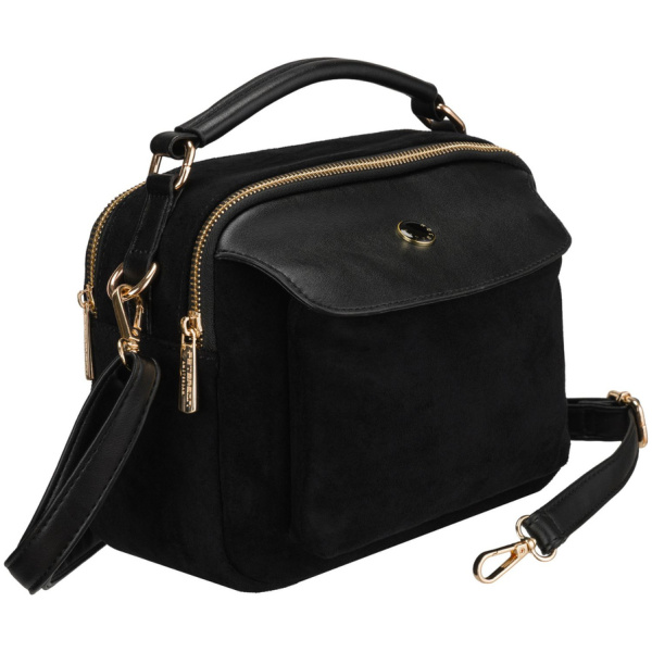 Dámska čierna crossbody kabelka Peterson
