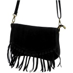 Dámska kožená crossbody kabelka z prírodnej brúsenej kože Luka 25-086