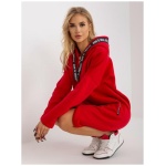 Dámska mikina oversize ELLA červená
