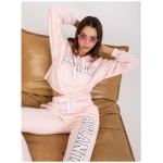 Dámska tepláková súprava s kapucňou CORMAC light pink