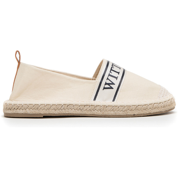 Dámske espadrilky s lemom a nápisom WITTCHEN 98-DP-802-9
