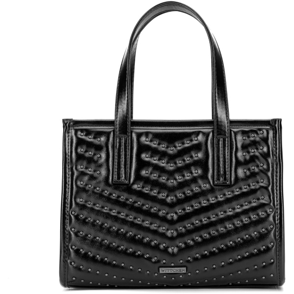 Dámsky kufrík s kovovými detailmi z ekokože – elegantný a štýlový doplnok 101-4Y-426-G1