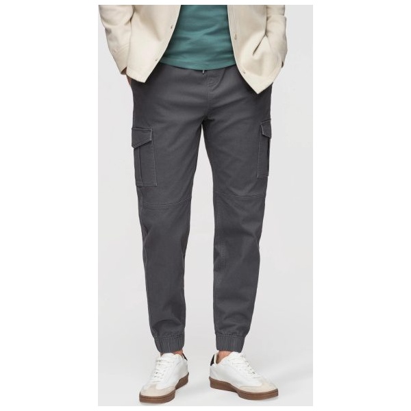 Grafitové moderné pánske cargo nohavice V3 PAJO-0290 - L