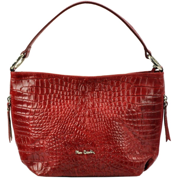 Moderná dámska kabelka Pierre Cardin FRZ 1788 COCCO RED skl.