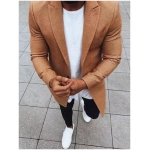 Moderný pánsky kabát vo farbe camel skl.23