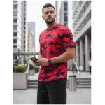 Pánske červené camo tričko Dstreet RX5591