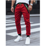 Pánske červené tepláky Dstreet UX4442