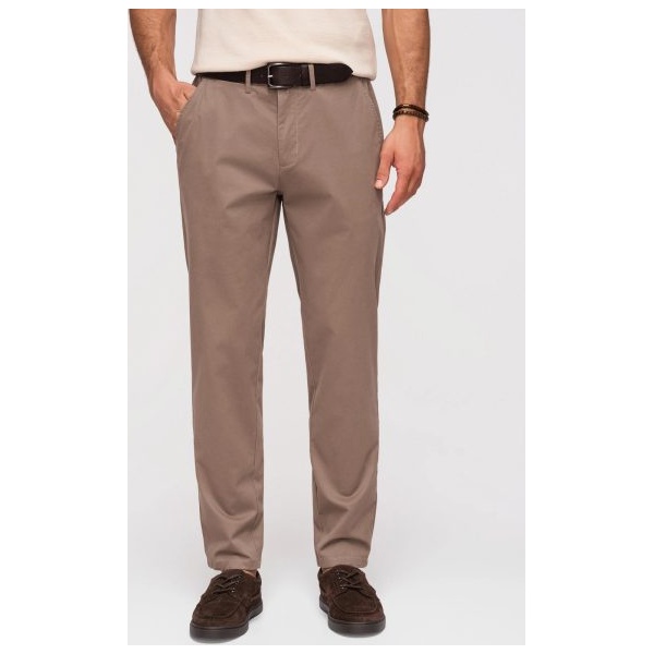 Pánske hnedé chinos nohavice V1 PACP-0293 - XL